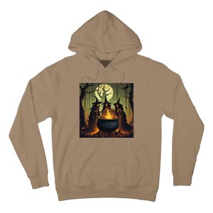 Halloween Witch Witches Gather Fall Casual Hoodie