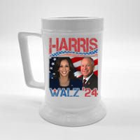 Harris Walz Waltz 2024 Distressed Beer Stein