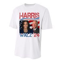 Harris Walz Waltz 2024 Distressed Performance Sprint T-Shirt