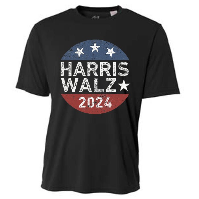 Harris Walz Waltz 2024 Retro Vintage Cooling Performance Crew T-Shirt