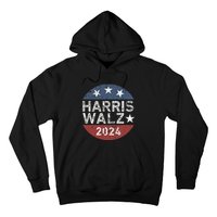 Harris Walz Waltz 2024 Retro Vintage Hoodie