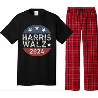 Harris Walz Waltz 2024 Retro Vintage Pajama Set