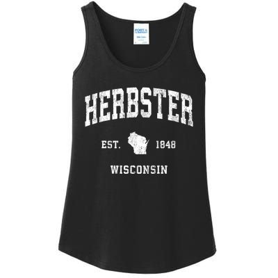 Herbster Wisconsin Wi Vintage Athletic Sports Ladies Essential Tank