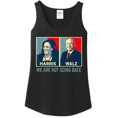 Harris Waltz We Are Not Going Back Kamala Harris 2024 Ladies Essential Tank