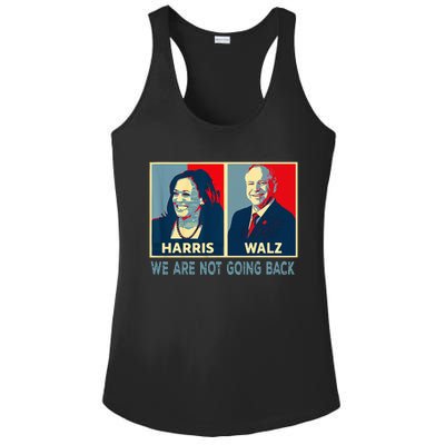 Harris Waltz We Are Not Going Back Kamala Harris 2024 Ladies PosiCharge Competitor Racerback Tank