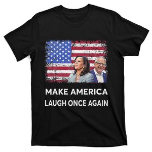 Harris Waltz Walz 2024 Make America Laugh Once Again T-Shirt