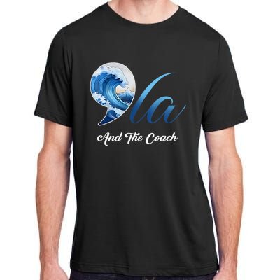 Harris Walz Waltz 2024 Blue Wave Comma La And The Coach Adult ChromaSoft Performance T-Shirt