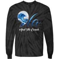 Harris Walz Waltz 2024 Blue Wave Comma La And The Coach Tie-Dye Long Sleeve Shirt