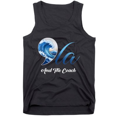 Harris Walz Waltz 2024 Blue Wave Comma La And The Coach Tank Top