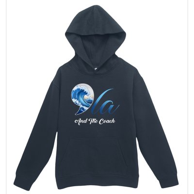 Harris Walz Waltz 2024 Blue Wave Comma La And The Coach Urban Pullover Hoodie