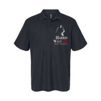 Harris Walz Waltz 2024 Mind Your Own Damn Business Cat Lady Softstyle Adult Sport Polo