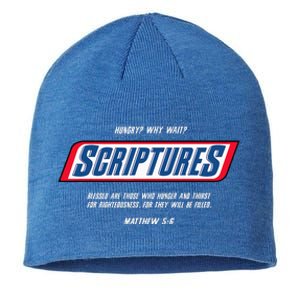 Hungry Why Wait Scriptures Blessed Are Those Who Hunger Sustainable Beanie