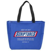 Hungry Why Wait Scriptures Blessed Are Those Who Hunger Zip Tote Bag