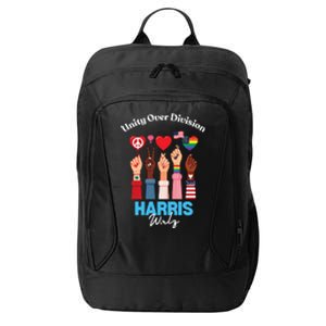 Harris Walz Waltz 2024 Unity Over Division City Backpack