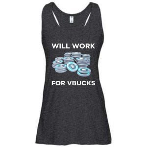 Hard Will Work For Vbucks Ladies Essential Flowy Tank