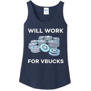 Hard Will Work For Vbucks Ladies Essential Tank