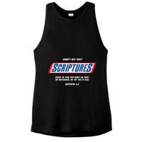 Hungry Why Wait Scriptures Blessed Are Those Who Hunger Ladies PosiCharge Tri-Blend Wicking Tank