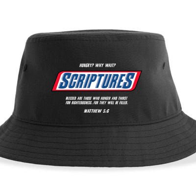 Hungry Why Wait Scriptures Blessed Are Those Who Hunger Sustainable Bucket Hat
