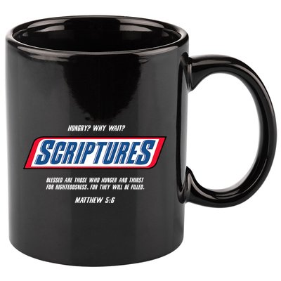 Hungry Why Wait Scriptures Blessed Are Those Who Hunger 11oz C Handle Ceramic Mug