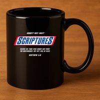 Hungry Why Wait Scriptures Blessed Are Those Who Hunger 11oz C Handle Ceramic Mug