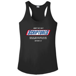 Hungry Why Wait Scriptures Blessed Are Those Who Hunger Ladies PosiCharge Competitor Racerback Tank