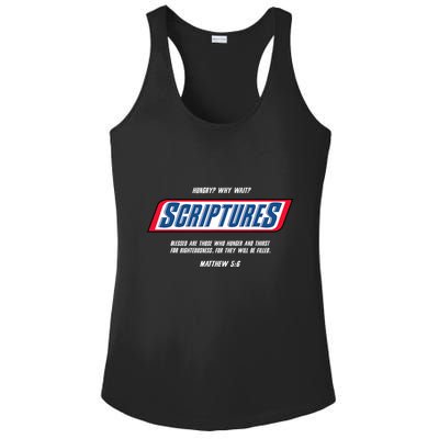 Hungry Why Wait Scriptures Blessed Are Those Who Hunger Ladies PosiCharge Competitor Racerback Tank
