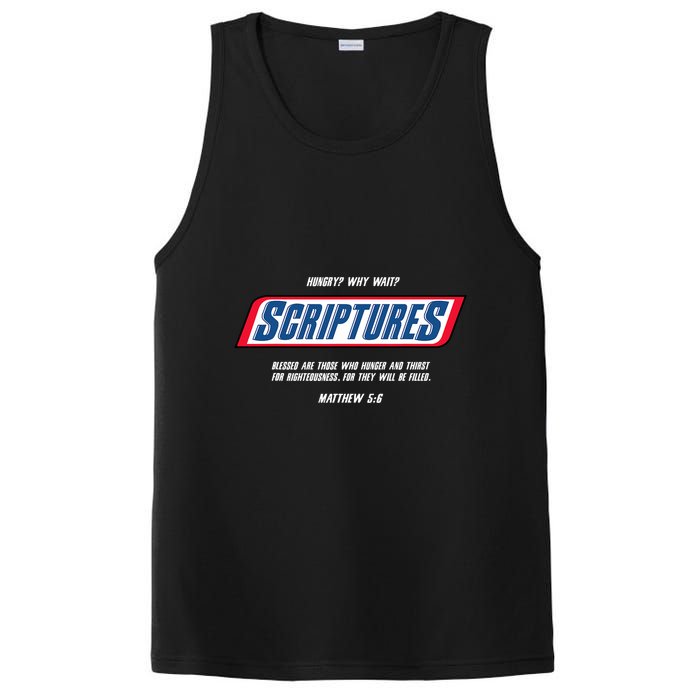 Hungry Why Wait Scriptures Blessed Are Those Who Hunger PosiCharge Competitor Tank