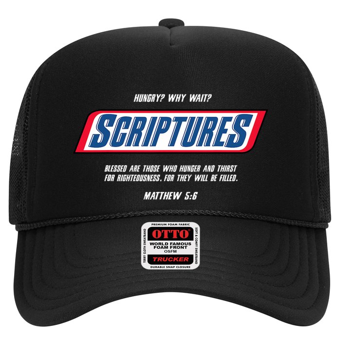 Hungry Why Wait Scriptures Blessed Are Those Who Hunger Trucker Hat