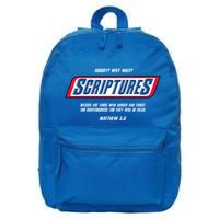 Hungry Why Wait Scriptures Blessed Are Those Who Hunger 16 in Basic Backpack