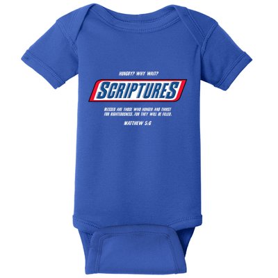 Hungry Why Wait Scriptures Blessed Are Those Who Hunger Baby Bodysuit