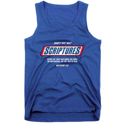 Hungry Why Wait Scriptures Blessed Are Those Who Hunger Tank Top