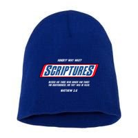 Hungry Why Wait Scriptures Blessed Are Those Who Hunger Short Acrylic Beanie