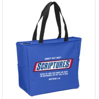 Hungry Why Wait Scriptures Blessed Are Those Who Hunger Zip Tote Bag