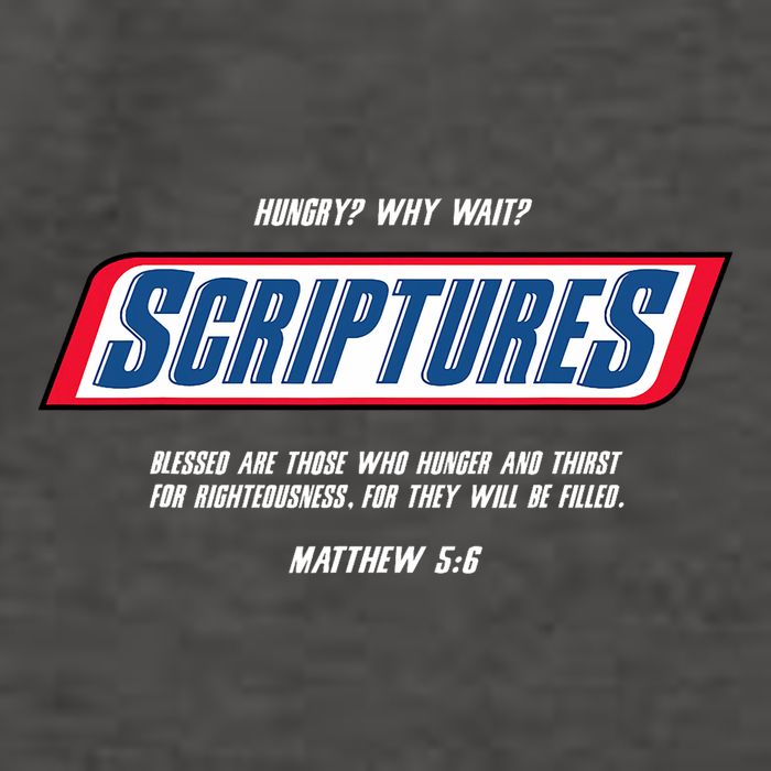 Hungry Why Wait Scriptures Blessed Are Those Who Hunger Vector Backpack