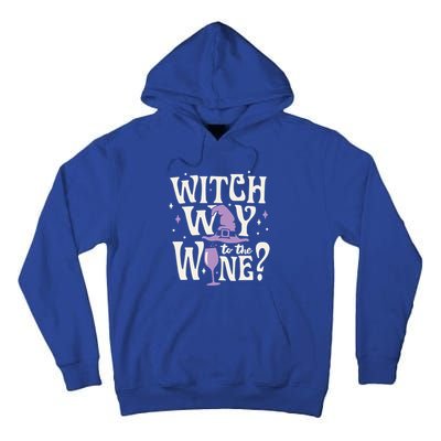 Halloween Witch Way To The Wine? Gift Tall Hoodie