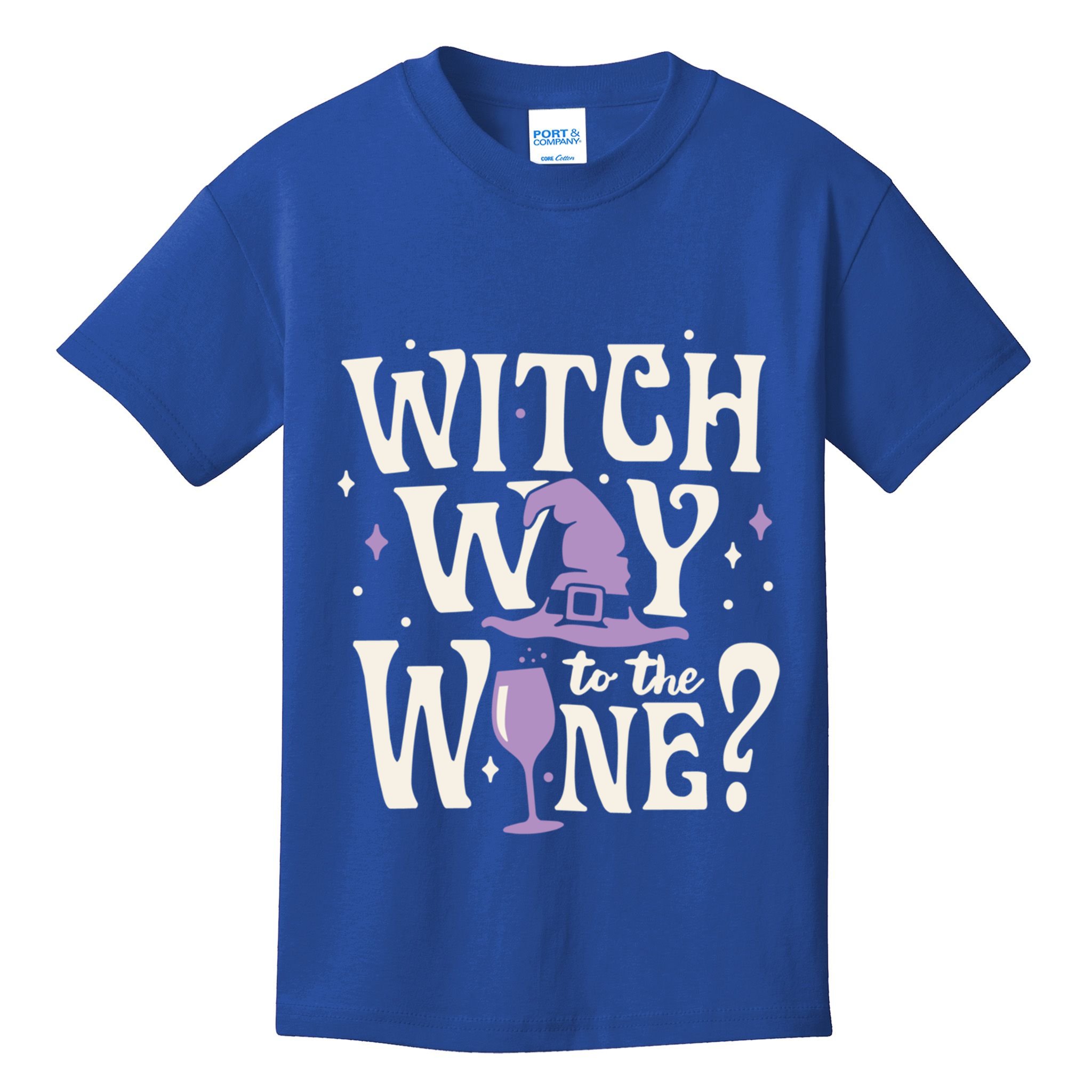 Halloween Witch Way To The Wine? Gift Kids T-Shirt
