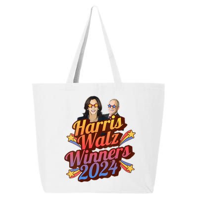 Harris Walz Winners 2024 Retro 25L Jumbo Tote