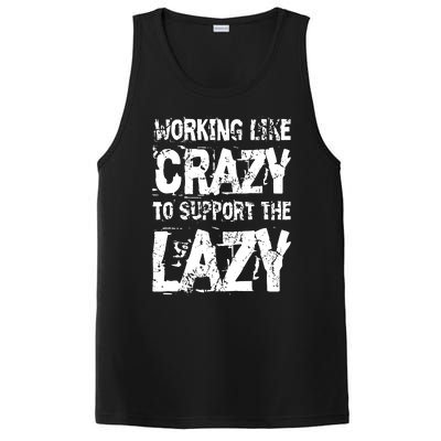 Hard Worker Working Like Crazy To Support The Lazy PosiCharge Competitor Tank