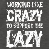 Hard Worker Working Like Crazy To Support The Lazy Vector Backpack