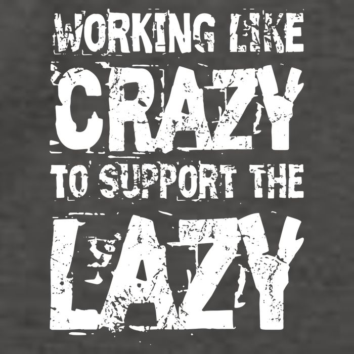 Hard Worker Working Like Crazy To Support The Lazy Vector Backpack
