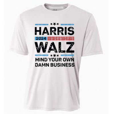 Harris Walz Waltz 2024 Mind Your Own Damn Business Cooling Performance Crew T-Shirt