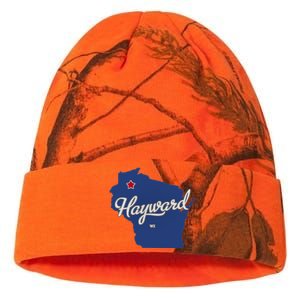 Hayward Wisconsin WI Map Kati Licensed 12" Camo Beanie