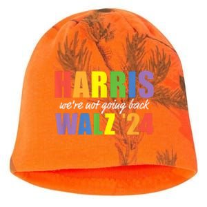 Harris Waltz Were Not Going Back Rainbow 2024 Presidential Kati - Camo Knit Beanie