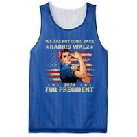 Harris Walz Waltz 2024 We Are Not Going Back Mesh Reversible Basketball Jersey Tank