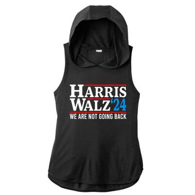 Harris Walz Waltz 2024 Election Kamala Harris Tim Waltz 2024 Ladies PosiCharge Tri-Blend Wicking Draft Hoodie Tank