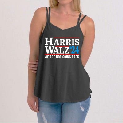 Harris Walz Waltz 2024 Election Kamala Harris Tim Waltz 2024 Women's Strappy Tank