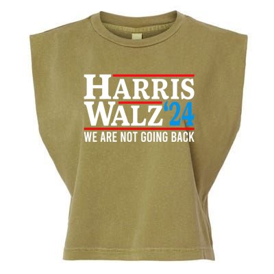 Harris Walz Waltz 2024 Election Kamala Harris Tim Waltz 2024 Garment-Dyed Women's Muscle Tee