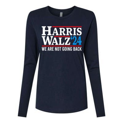 Harris Walz Waltz 2024 Election Kamala Harris Tim Waltz 2024 Womens Cotton Relaxed Long Sleeve T-Shirt