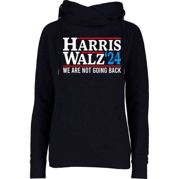 Harris Walz Waltz 2024 Election Kamala Harris Tim Waltz 2024 Womens Funnel Neck Pullover Hood