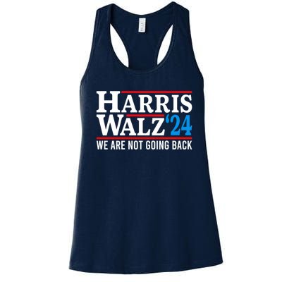 Harris Walz Waltz 2024 Election Kamala Harris Tim Waltz 2024 Women's Racerback Tank